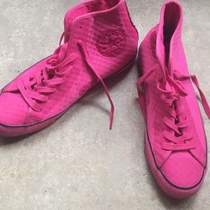 Pink Converse High Tops